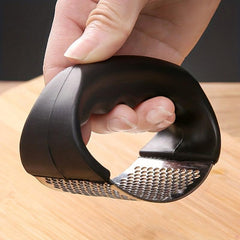 Stainless Steel Garlic Press Rocker Metal Garlic Mincer