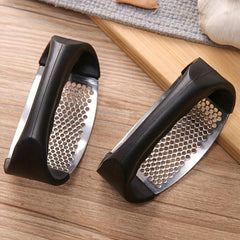 Stainless Steel Garlic Press Rocker Metal Garlic Mincer