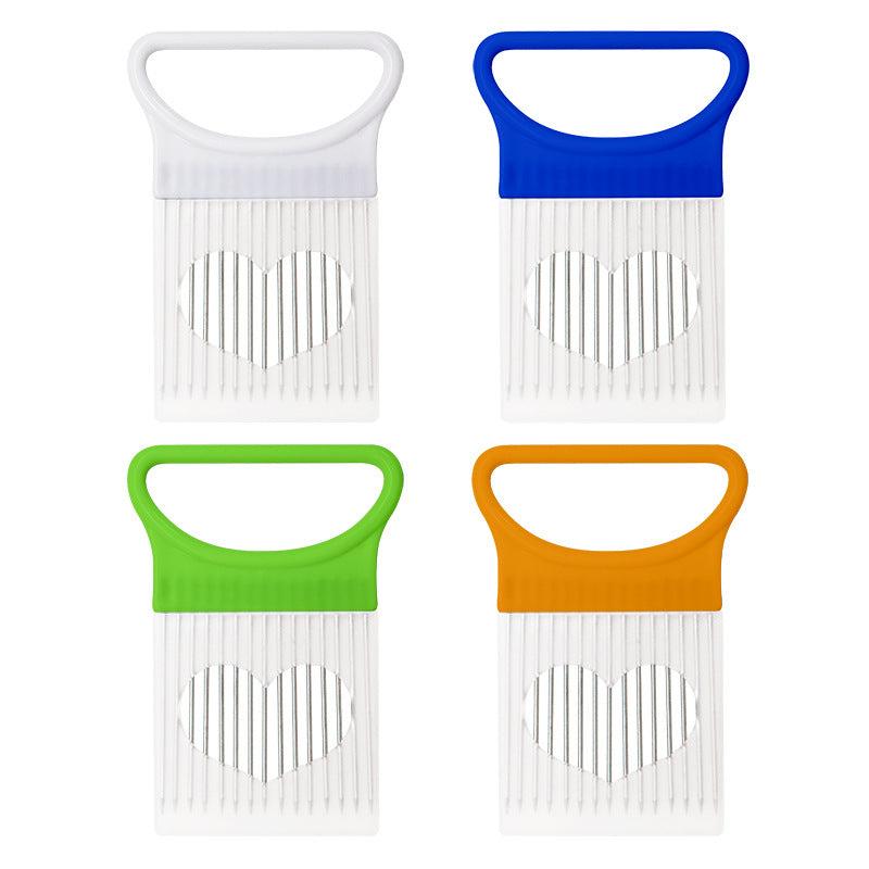 Stainless Steel Onion Slicer Holder Cutter