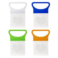 Stainless Steel Onion Slicer Holder Cutter