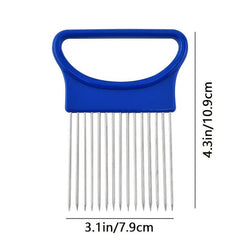 Stainless Steel Onion Slicer Holder Cutter