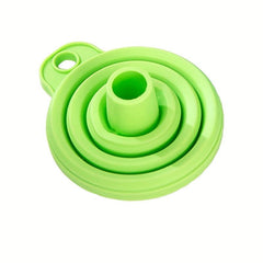 1pc Mini Funnel Collapsible Silicone Foldable For Water Liquid Kitchen Gadgets