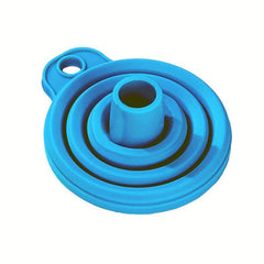 1pc Mini Funnel Collapsible Silicone Foldable For Water Liquid Kitchen Gadgets