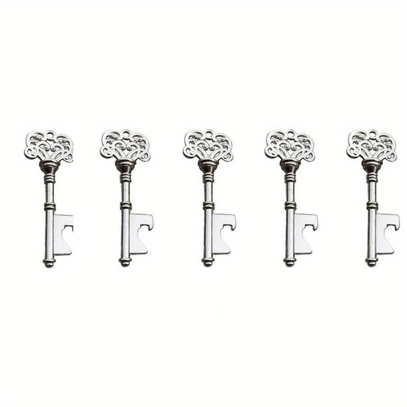 5pcs Vintage Skeleton Key Bottle Opener Gift for Parties & Beer