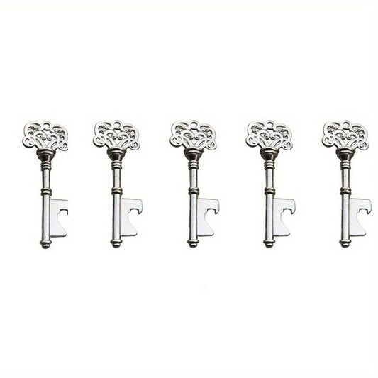 5pcs Vintage Skeleton Key Bottle Opener Gift for Parties & Beer