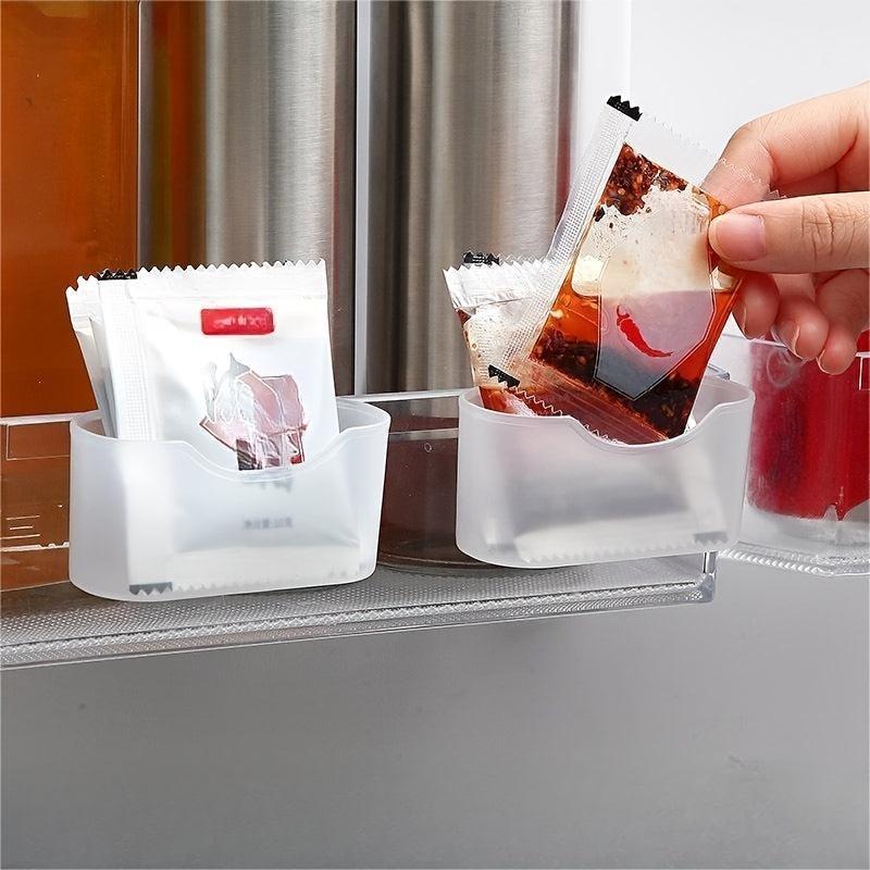 Kitchen Seasoning Hanging Storage Box Partition Gap Mini Plastic Box