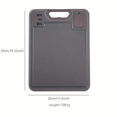 Stainless Steel Antibacterial Cutting Board Double-Sided Pattern Kitchen