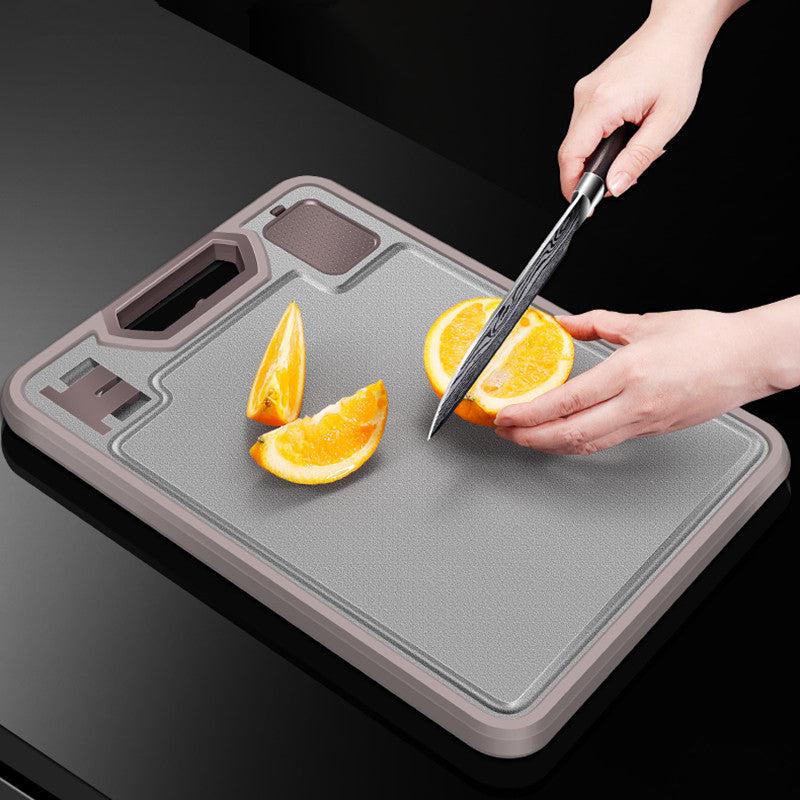 Stainless Steel Antibacterial Cutting Board Double-Sided Pattern Kitchen