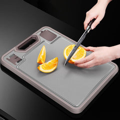 Stainless Steel Antibacterial Cutting Board Double-Sided Pattern Kitchen