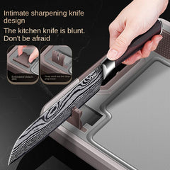 Stainless Steel Antibacterial Cutting Board Double-Sided Pattern Kitchen