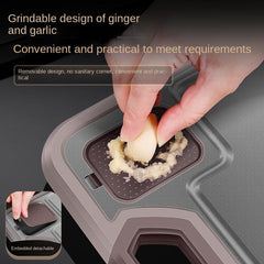Stainless Steel Antibacterial Cutting Board Double-Sided Pattern Kitchen