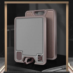 Stainless Steel Antibacterial Cutting Board Double-Sided Pattern Kitchen