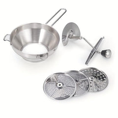 Stainless Steel Food Mill Potato Masher for Vegetables Fruits