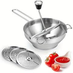 Stainless Steel Food Mill Potato Masher for Vegetables Fruits