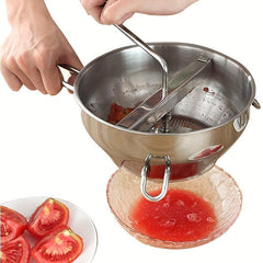 Stainless Steel Food Mill Potato Masher for Vegetables Fruits