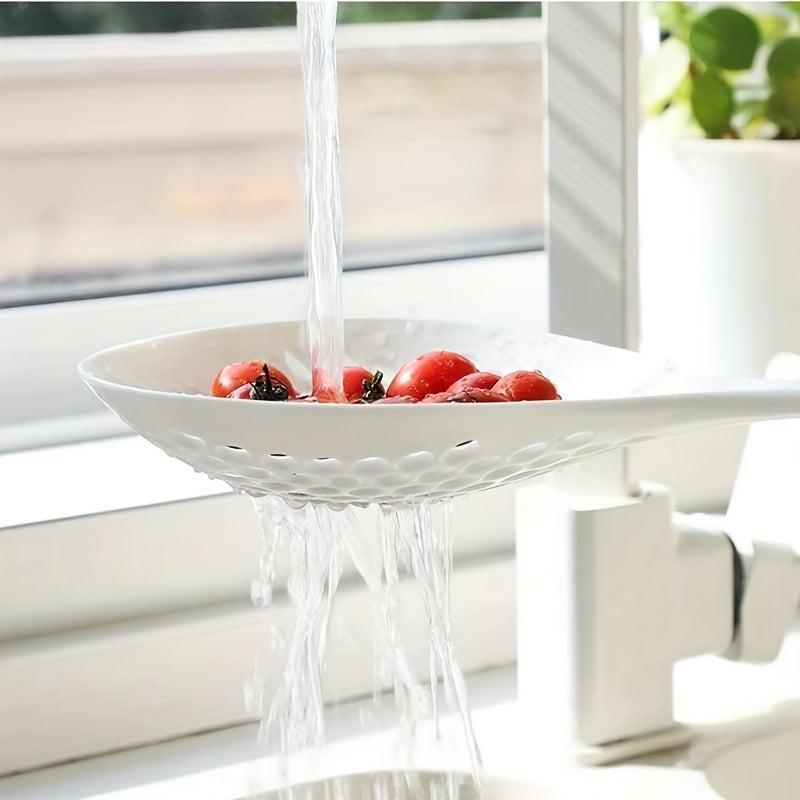 Plastic Large Noodle Spoon Colander Strainer Kitchen Utensil