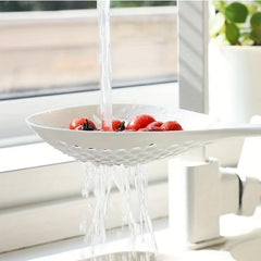 Plastic Large Noodle Spoon Colander Strainer Kitchen Utensil