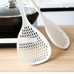 Plastic Large Noodle Spoon Colander Strainer Kitchen Utensil