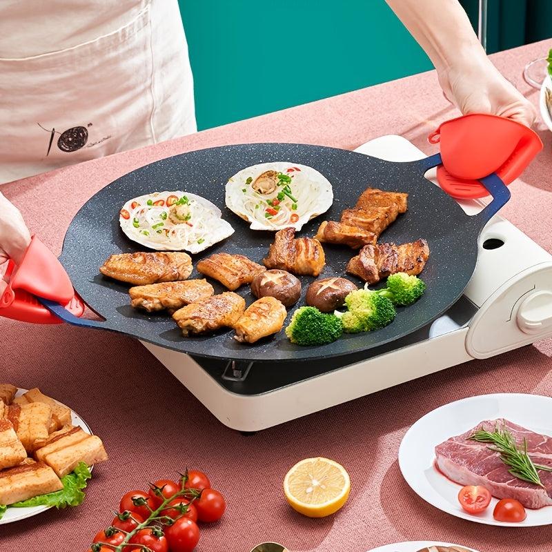 Household Maifan Stone Coating Non-Stick BBQ Plate