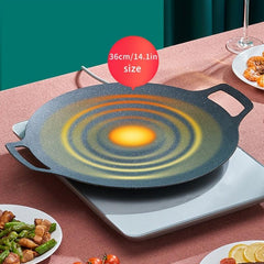 Household Maifan Stone Coating Non-Stick BBQ Plate