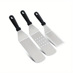 Stainless Steel Griddle Accessories Kit for Camping & BBQ