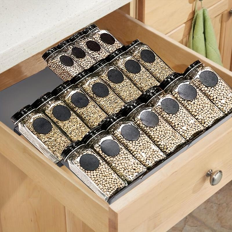 Spice Drawer Organizer Seasoning Tray for Cabinet
