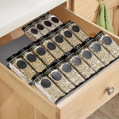 Spice Drawer Organizer Seasoning Tray for Cabinet