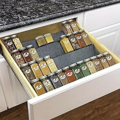 Spice Drawer Organizer Seasoning Tray for Cabinet