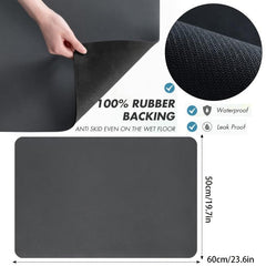 Absorbent Coffee Maker Mat for Countertops Stain Resistant Spill Proof