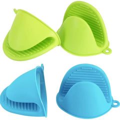 2pcs Silicone Oven Mitt Cooking Pinch Kitchen Waterproof Heat Resistant