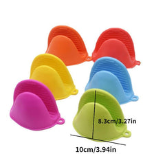 2pcs Silicone Oven Mitt Cooking Pinch Kitchen Waterproof Heat Resistant