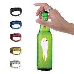 Stainless Steel Finger Ring Beer Bottle Opener Mini 22MM Portable Cap Remover