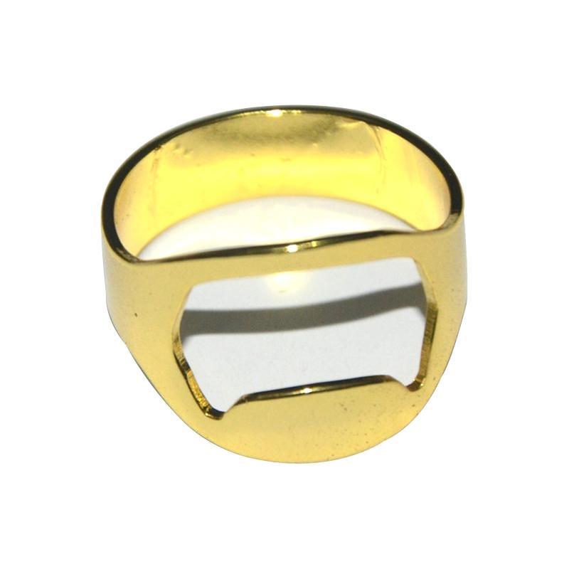 Stainless Steel Finger Ring Beer Bottle Opener Mini 22MM Portable Cap Remover