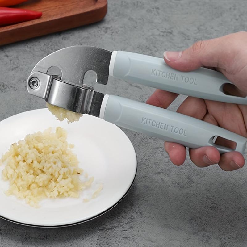 Stainless Steel Garlic Press Manual Garlic Crusher