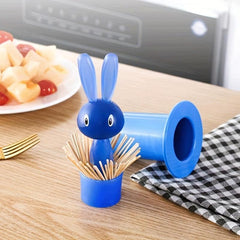 Adorable Rabbit Toothpick Dispenser Box for Home Decor