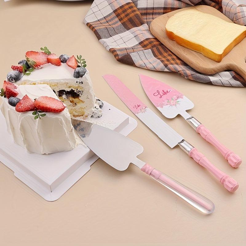 Stainless Steel Cake Set - Shovel, Cutter, Spatula