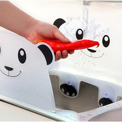 Kitchen Water Splash Sink Plastic Splash Guard Sucker Retaining Kitchen Tool
