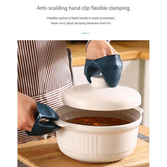 3pcs Silicone Oven Mitt Waterproof Heat Resistant Kitchen Oven Gloves