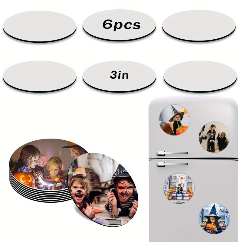 6pcs Sublimation Magnet Blanks 7.62x7.62 cm