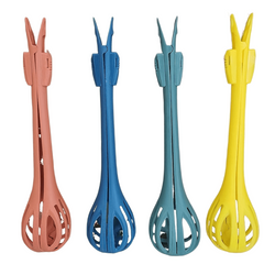 2-in-1 Functional Egg Whisk & Food Tong Noodle Server