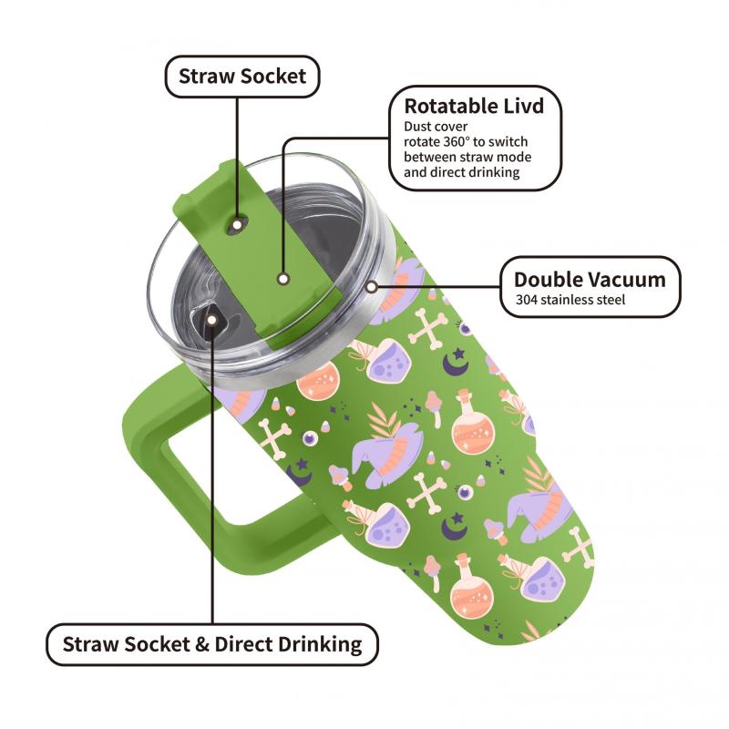 Halloween Large Capacity Insulated Stainless Steel Water Bottle
