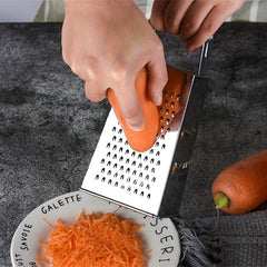 Stainless Steel Box Grater with Container