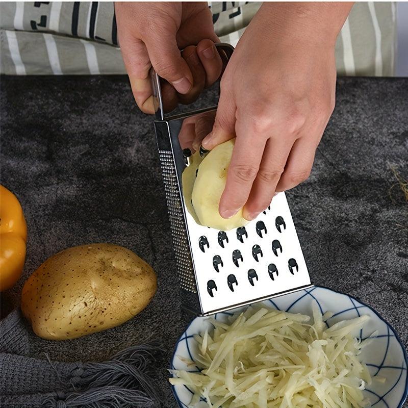 Stainless Steel Box Grater with Container