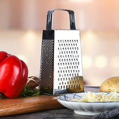 Stainless Steel Box Grater with Container