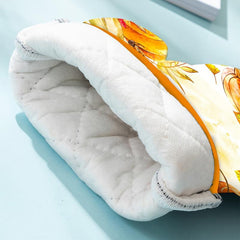 2pcs Colorful Printed Oven Mitts Heat Resistant Gloves