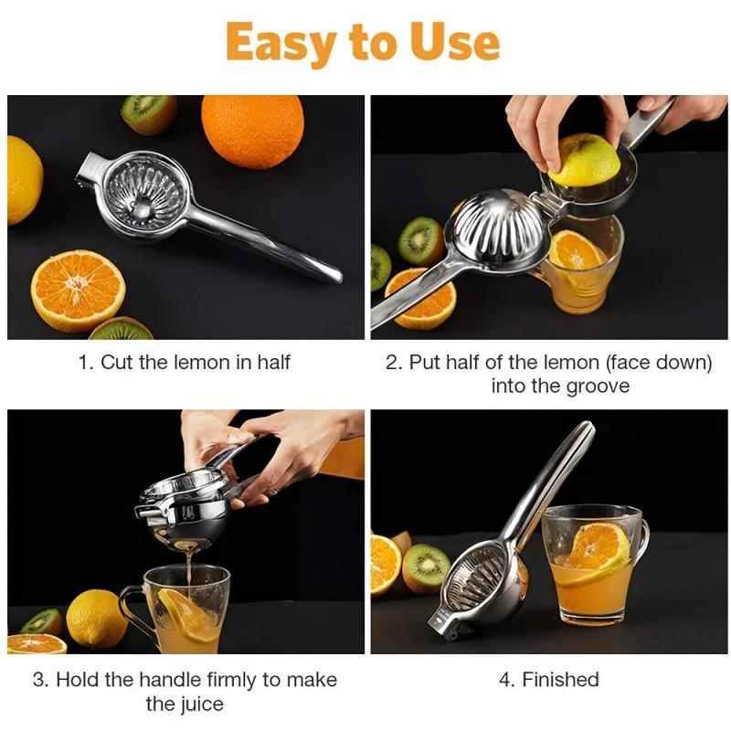 Stainless Steel Citrus Juicer Manual Fruit Squeezer