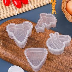 Cartoon Animals Onigiri Molds Japanese Sushi Makers For Bento Box