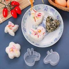 Cartoon Animals Onigiri Molds Japanese Sushi Makers For Bento Box