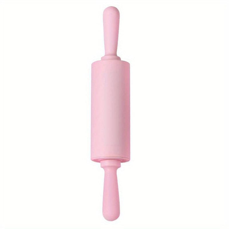 Small Plastic Rolling Pin for Perfect Pizza Pie and Cookie Dough