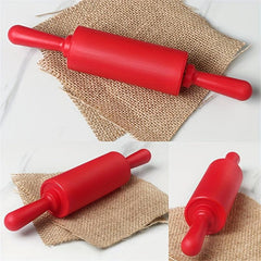 Small Plastic Rolling Pin for Perfect Pizza Pie and Cookie Dough